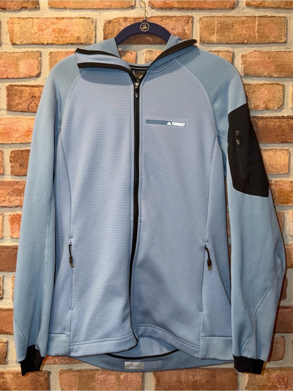 Adidas Women's Terrex Stockhorn Fleece Full-Zip Hoodie Size Large